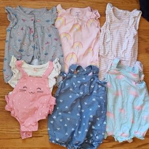 Bundle of 6 rompers